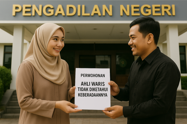 Ilustrasi Permohonan Penetapan Ahli Waris "Hilang" | Created by YSP.