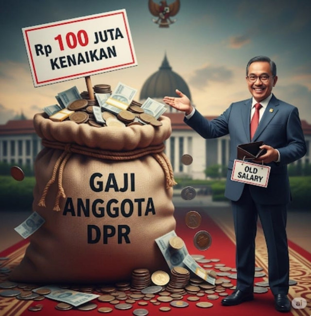 Gaji DPR 100 JUta. Sumber: Pixel
