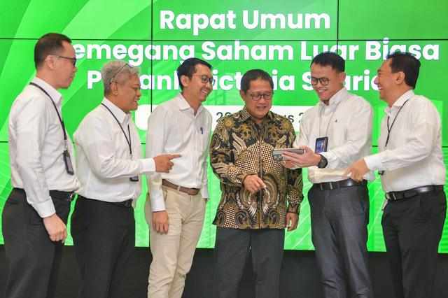 Rapat Umum Pemegang Saham Luar Biasa (RUPSLB) PT Bank Victoria Syariah (BVIS). Foto: BVIS