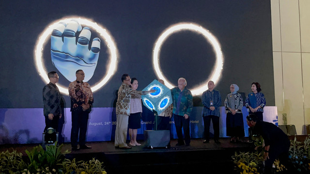 Pembukaan Siloam Urology-Nephrology Summit 2025 di Sheraton Grand Jakarta Gandaria City Hotel, Kebayoran Lama, Jakarta Selatan, Minggu (24/8/2025). Foto: Nasywa Athifah/kumparan