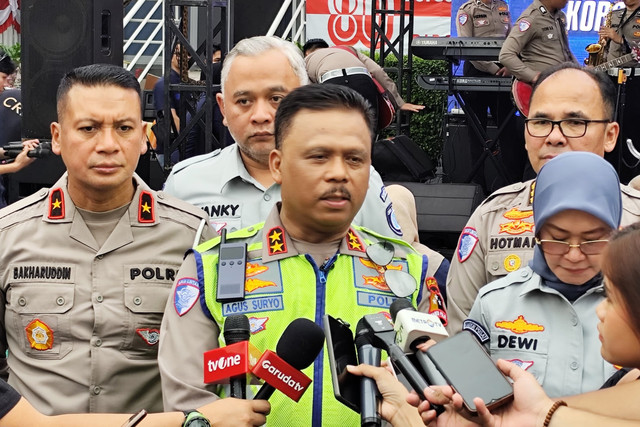 Kakorlantas Polri Irjen Agus Suryonugroho di Bundaran HI, Jakarta Pusat, Minggu (24/8/2025). Foto: Dok. Istimewa