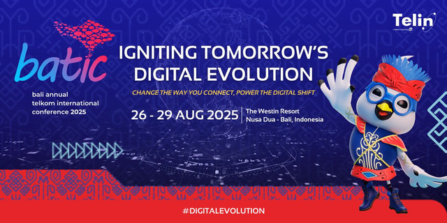 BATIC 2025: Igniting Tomorrow’s Digital Evolution kembali digelar di Bali, 26-29 Agustus 2025. Foto: Telkom