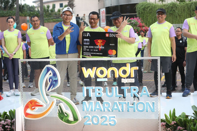 BNI dan ITB menggelar Community Run sebagai rangkaian pra-event menuju ajang utama wondr ITB Ultra Marathon 2025. Foto: dok. BNI