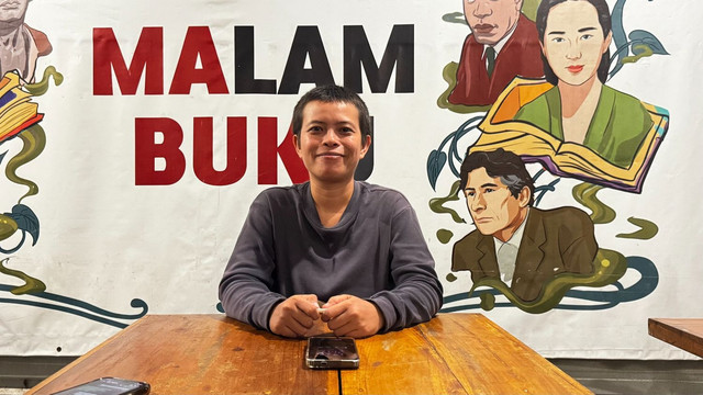 Iroy Mahyuni, salah satu dari 15 peserta terpilih Kelas Menulis Novel oleh Penerbit Narasi. Foto: Nuha / Pandangan Jogja