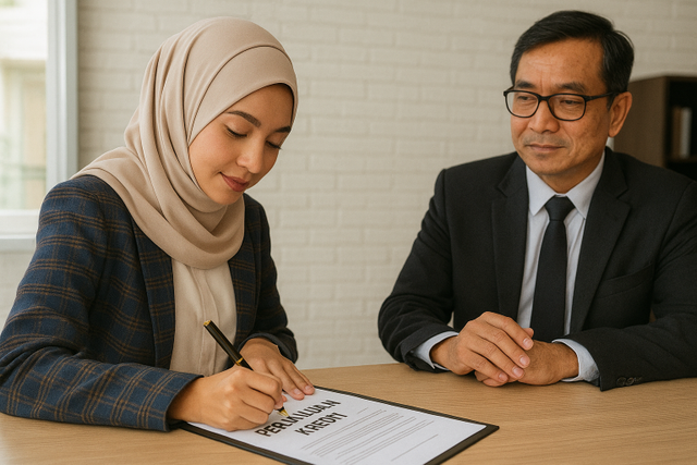 Ilustrasi Penandatangan Kredit by ysp.