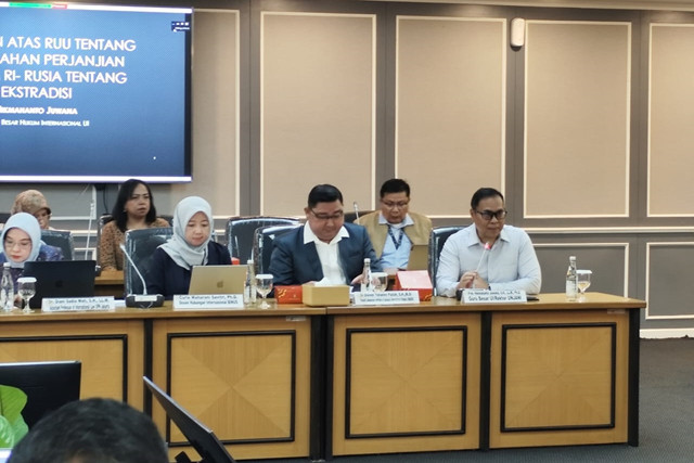 Suasana rapat dengar pendapat umum (RDPU) Komisi XIII DPR bersama pakar di Gedung DPR RI, Jakarta, Senin (25/8/2025). Foto: Luthfi Humam/kumparan