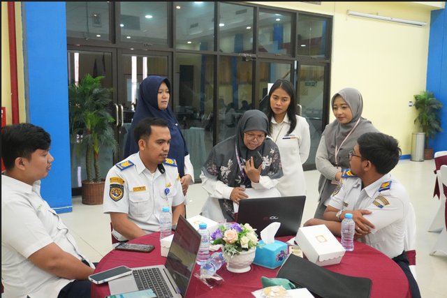 asistensi pelaporan SPT pada salah satu instansi pemerintah (dokumentasi pribadi)