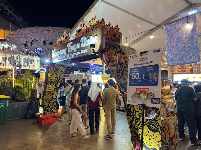 BRI ikut berpartisipasi pada festival Kampoeng Tempo Doeloe 2025 di La Piazza, Summarecon Mall Kelapa Gading, Jakarta pada 15 Agustus-28 September 2025. Foto: Dok. BRI