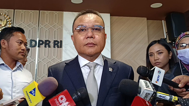 Wakil Ketua DPR RI Sufmi Dasco Ahmad, Selasa (26/8/2025). Foto: Haya Syahira/kumparan