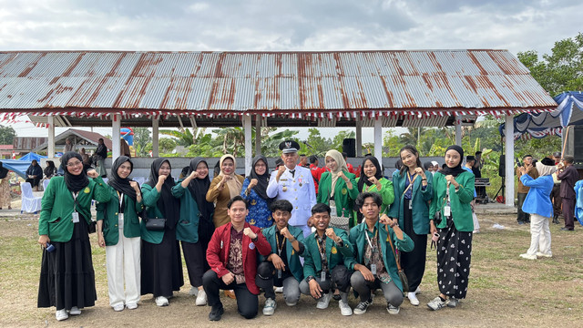 Mahasiswa KKN MAs Ikut Sukseskan Perayaan HUT RI ke- 80 di Desa Rantau Bertuah