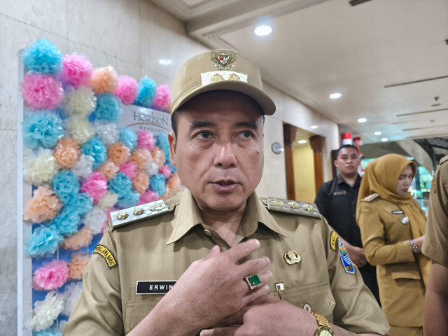 Wakil Wali Kota Bandung, Erwin Affandi saat ditemui usai acara di Hotel Horison Bandung, Selasa (26/8/2025). Foto: Linda Lestari/kumparan