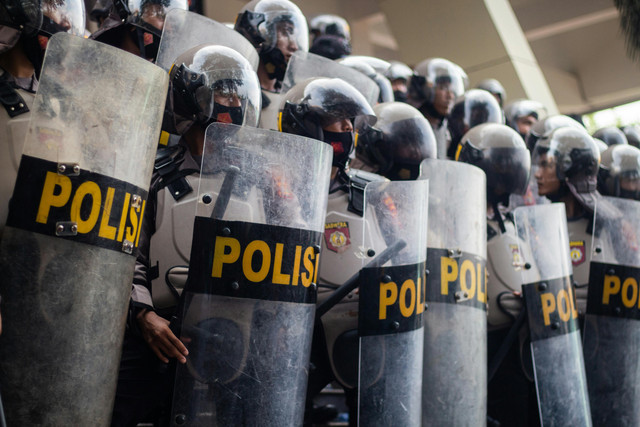 Ilustrasi Dalmas Polri. Sumber : https://www.pexels.com/id-id/foto/jalan-demonstrasi-unjuk-rasa-protes-11264510/.