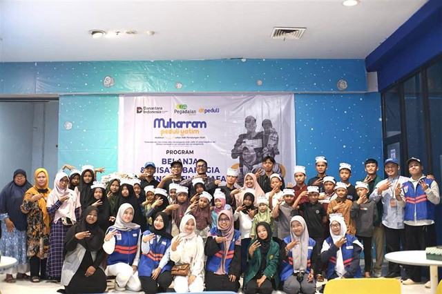 Belanja dan Wisata Bahagia Bareng Yatim dan Dhuafa, Program kolaborasi Pegadaian Syariah Subrantas Pekanbaru dan DT Peduli Riau (Sumber : DTPeduli)
