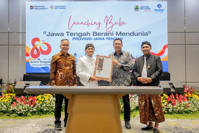Launching buku Jawa Tengah Berani Mendunia.