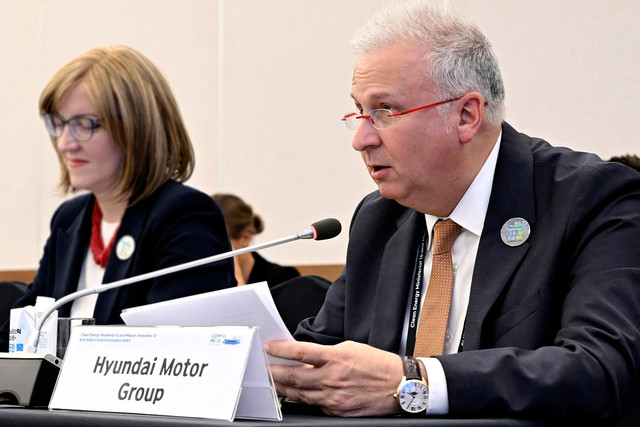 Hyundai Motor Group presentasikan visi hidrogen untuk transisi energi di CEM16. Foto: Hyundai