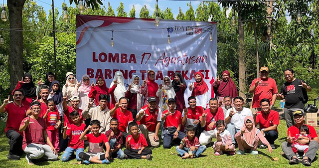 Meriahkan HUT ke-80 RI, TDA Bekasi Gelar Perlombaan 17 Agustus Penuh Kebersamaan