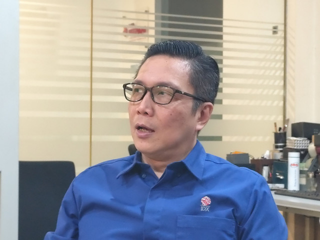 Direktur Pengembangan BEI, Jeffrey Hendrik di Gedung BEI, Jakarta, Jumat (29/8/2025). Foto: Widya Islamiati/kumparan