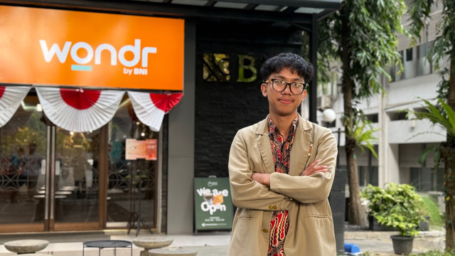 Aditya Sofyan, mahasiswa Ilmu Politik UGM, penerima beasiswa. Foto: Arif UT/Pandangan Jogja