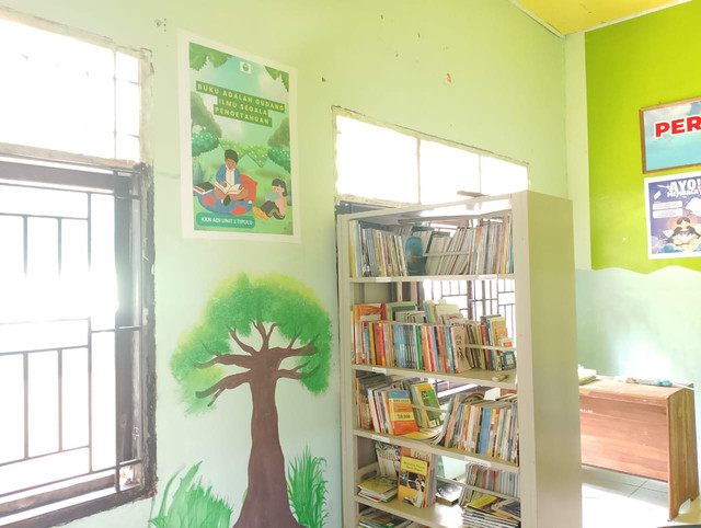 KKN ADI Unit 1 Tipulu Mengadakan Pojok Literasi (Foto Quddus) 