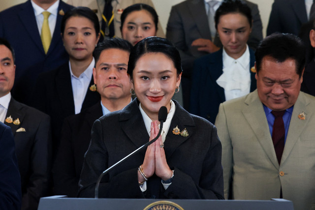 Paetongtarn Shinawatra, Perdana Menteri perempuan termuda Thailand, dipecat dari jabatannya pada Jumat (29/8/2025). Foto: Athit Perawongmetha/REUTERS