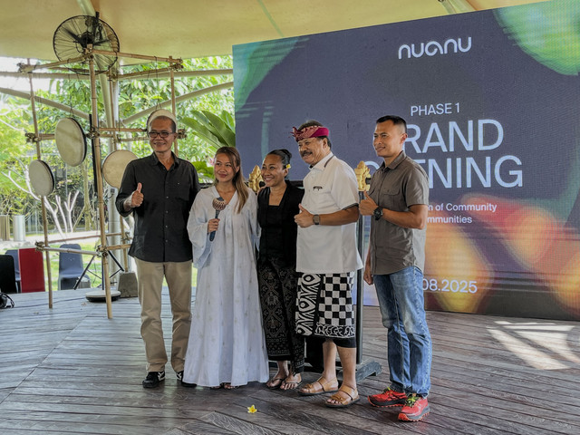 Grand opening Nuanu Creative City di Tabanan, Bali, Sabtu (30/8/2025). Foto: DN Mustika Sari/kumparan