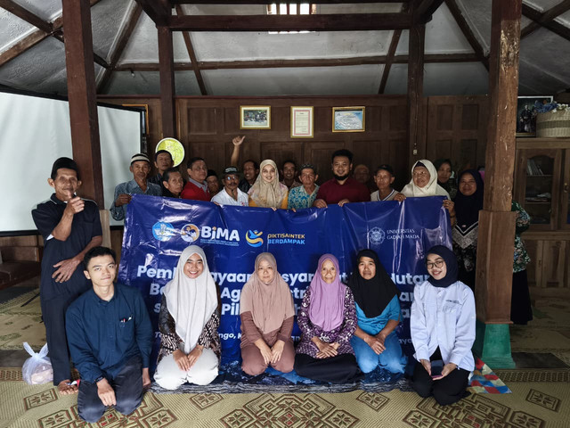 UGM gelar pelatihan GAP dan agroforestri di Dlingo bersama petani KTH Jasema (Sumber: Dok. pribadi)
