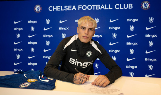 Chelsea resmi mendatangkan Alejandro Garnacho dari Manchester United. Foto: Chelsea FC