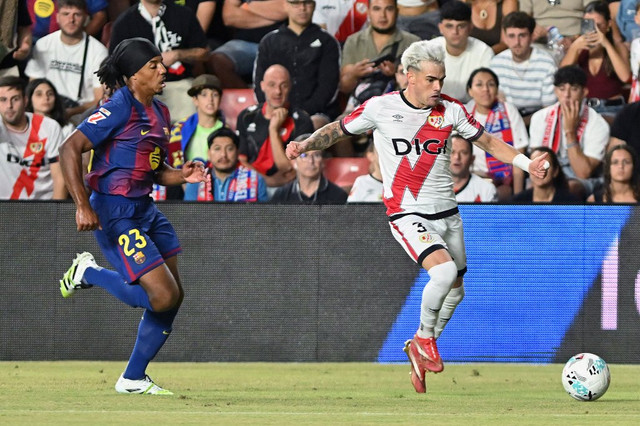 Pertandingan Liga Spanyol 2025/26 antara Rayo Vallecano vs Barcelona, Senin (01/09/2025) dini hari WIB. Foto: X @RayoVallecano