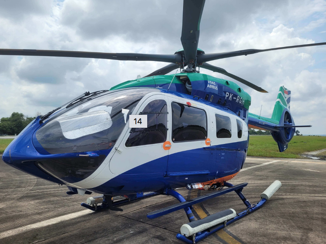Helikopter PK-RGH milik Eastindo Air hilang kontak di Kalsel, 1 September 2025. Foto: Dok eastindo.com