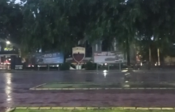 Suasana depan DPRD Sumut sudah kondusif usai demo, Senin (1/9/2025) dok kumparan