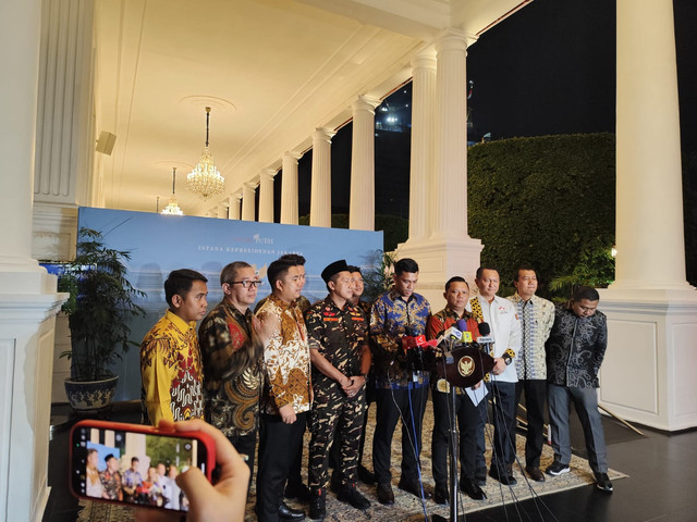 Tokoh pemuda lintas agama di Istana Negara pada Senin (1/9/2025). Foto: Luthfi Humam/kumparan