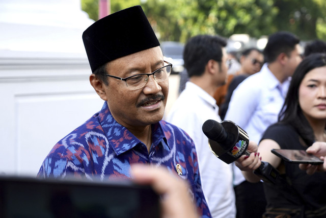 Mensos Saifullah Yusuf (Gus Ipul) di Kompleks Istana Negara. Foto: Dok. Kemensos