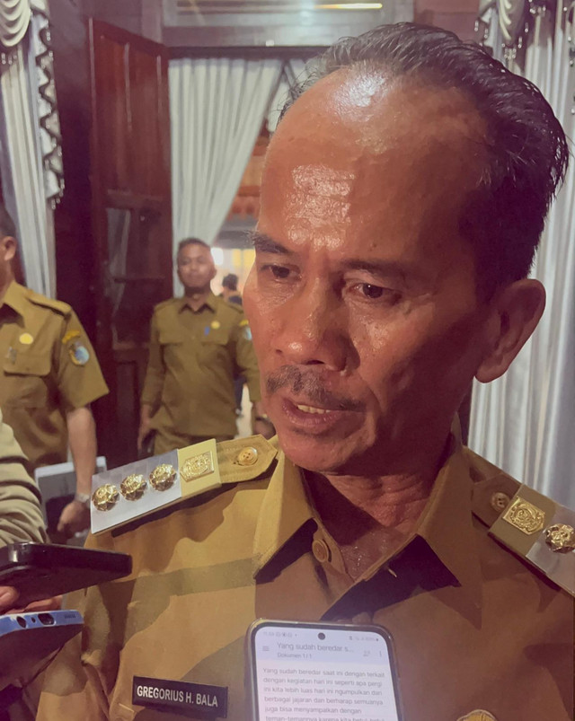 Bupati Sintang, Gregorius Herkulanus Bala.(Foto: Yusrizal Bota/Hi! Pontianak)