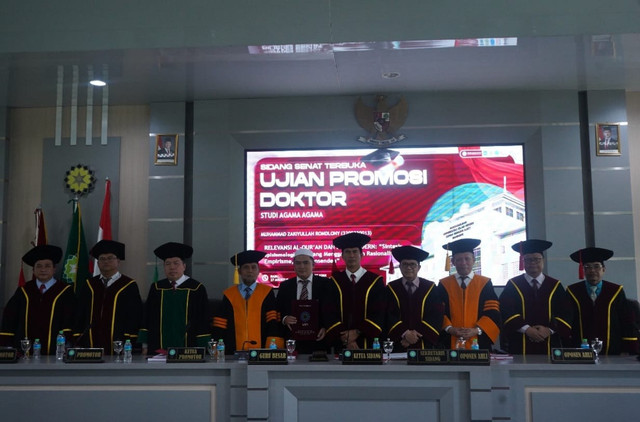 Ujian Promosi Doktor UIN Sunan Gunung Djati Bandung. Foto: Dok. Istimewa