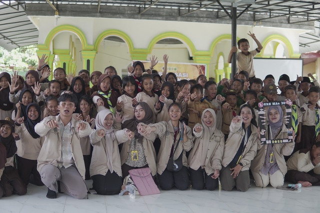 KKNMas Kelompok 30 Melakukan Sosialisasi Stop Bullying Di SD 01 Buantan Lestari