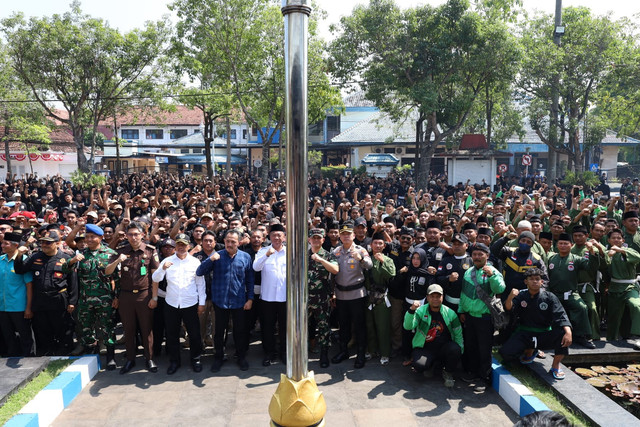 4.000 Elemen Masyarakat Ikuti Apel Kebangsaan #JagaIndonesia #JogoTulungagung