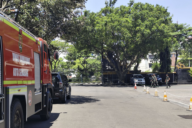 Suasana di kompleks kantor Gubernur DPRD Jawa Tengah, Semarang, Rabu (3/9/2025). Foto: Intan Alliva Khansa/kumparan