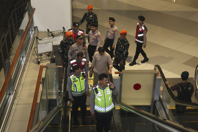 TNI dan Polri menjaga Bandara Soetta, Rabu (3/9/2025). Foto: Dok. Istimewa