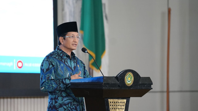 Menteri Agama RI Prof. KH. Nasaruddin Umar (Gambar: Kemenag.go.id)