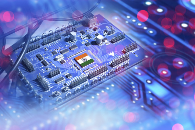 Ilustrasi chipset buatan India. Foto: Shutterstock