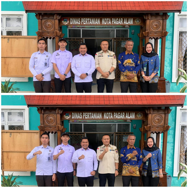 koordinasi ke dinas pertanian