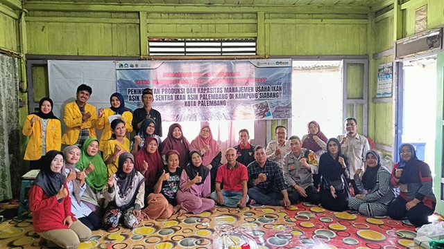 Masyarakat di Kampung Siabang, Kelurahan 5 Ulu, Kecamatan Seberang Ulu 1, Palembang/ist. 