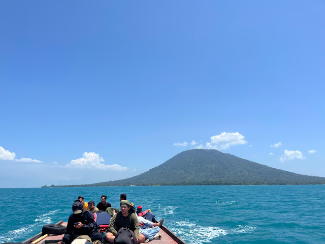 Penampakan Pulau Sebesi, yang terletak di Kecamatan Rajabasa, Kabupaten Lampung Selatan | Foto : Eka Febriani / Lampung Geh