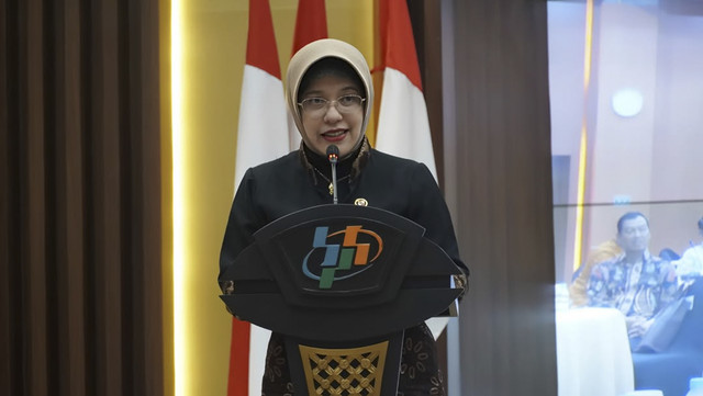 Amalia Adininggar Widyasanti, Kepala Badan Pusat Statistik (BPS). Foto: Instagram/ @Amalia Adininggar Widyasanti