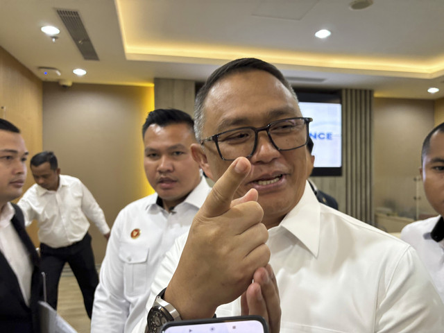 Waka BIN Komjen Imam Sugianto di Kantor Ditjen Imigrasi, Jakarta Selatan pada Senin (8/9/2025). Foto: Abid Raihan/kumparan
