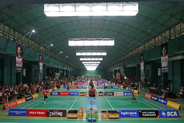 Suasana tahap screening hari pertama Audisi Umum PB Djarum 2025 di GOR Djarum Jati, Kudus, Jawa Tengah. Foto: PB Djarum