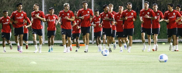 Skuad Garuda. Foto: Dipta Wahyu/Basra