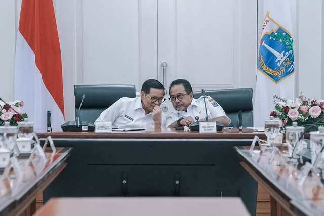 Gubernur DKI Jakarta Pramono Anung dan Wakil Gubernur DKI Jakarta Rano Karno. Foto: Dok. Pemprov DKI Jakarta