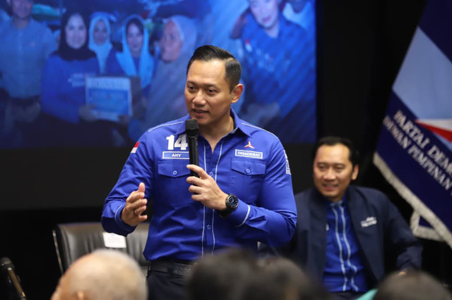 Ketua Umum Partai Demokrat Agus Harimurti Yudhoyono di Kantor DPP Partai Demokrat, Jakarta Pusat, Selasa (9/9/2025). Foto: Partai Demokrat