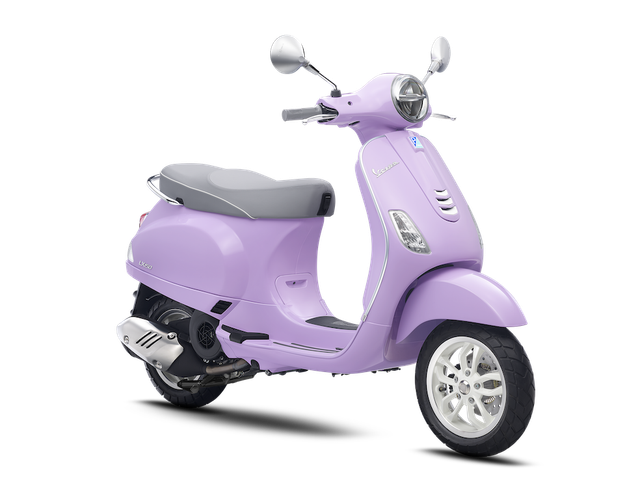 Warna baru Lilac Euforico pada Vespa LX 150. Foto: dok. Piaggio Indonesia